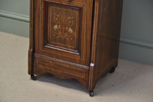 fig 1. Unusual Victorian Rosewood Antique Coal Podonium.