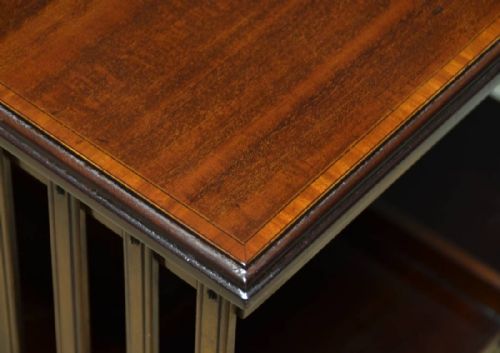 fig 2. Beautiful Edwardian Antique Mahogany Revolving Bookcase