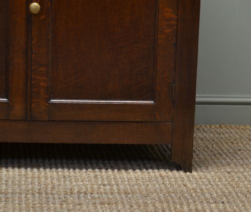 fig 2. Quality Solid Oak Victorian Arts and Crafts Antique Cupboard
