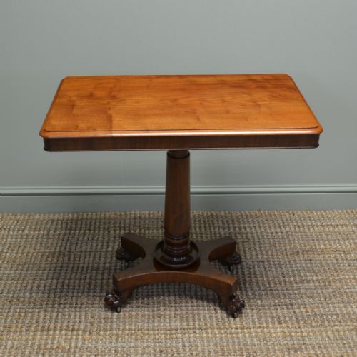 William IV Mahogany Antique Side / Lamp Table.