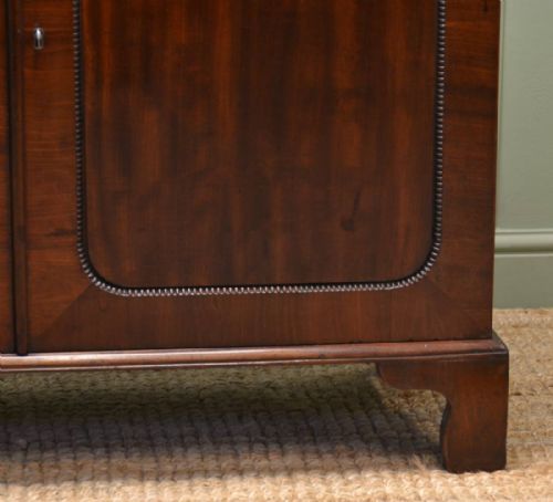 fig 1. Beautifully Figured Regency Mahogany Antique Cupboard