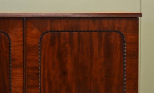 fig 2. Beautifully Figured Regency Mahogany Antique Cupboard