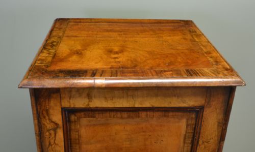 fig 1. Edwardian Walnut Queen Anne Design Antique Cupboard