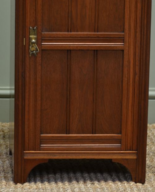 fig 1. Impressive Victorian Walnut Antique Bedside Cabinets by Morison & Co Edinburgh