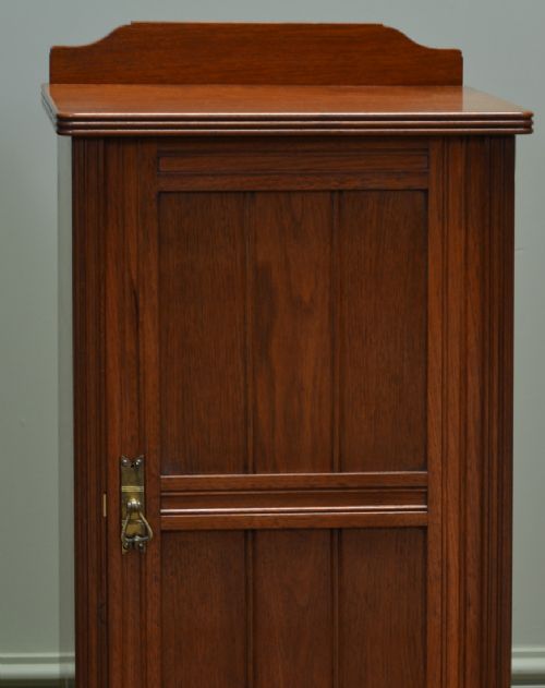 fig 2. Impressive Victorian Walnut Antique Bedside Cabinets by Morison & Co Edinburgh