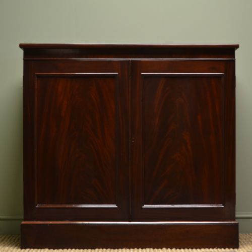 Fine Quality Regency Rich Mahogany Antique Cupboard