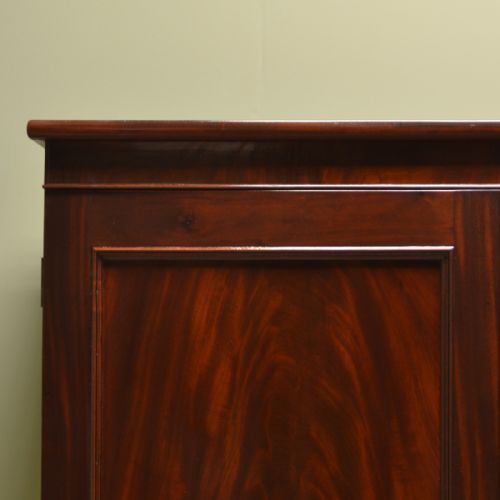 fig 1. Fine Quality Regency Rich Mahogany Antique Cupboard
