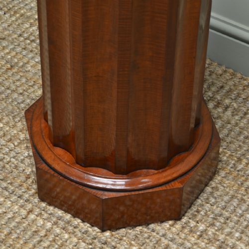 fig 1. Quality Cylindrical Antique Victorian Fiddle Back Mahogany Cupboard