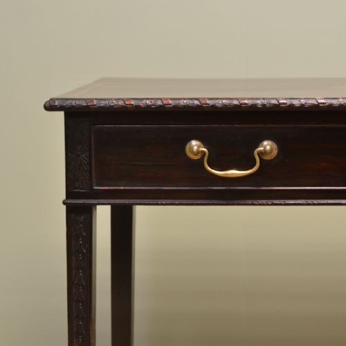 fig 1. Fine Quality Edwardian Inlaid Walnut Antique Side Table