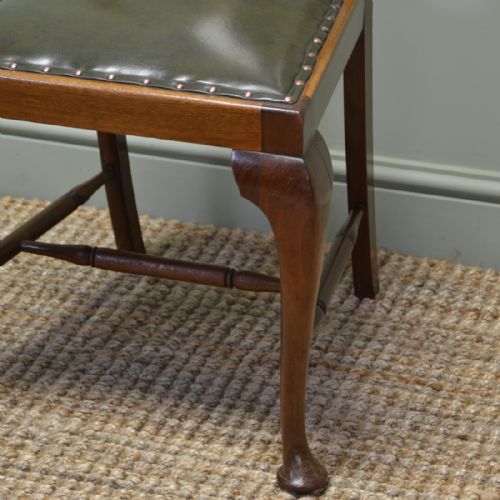 fig 2. Fine Quality, Elegant set of Four Edwardian Walnut Dining Chairs