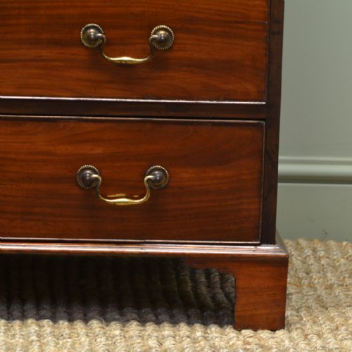 fig 1. Beautifully Figured George III Small Antique Chest of Drawers