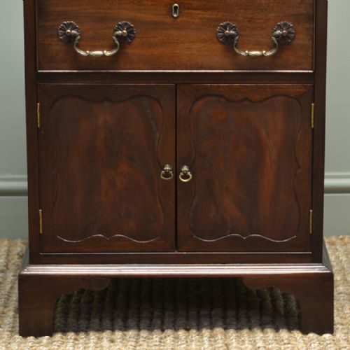 fig 1. Small Mahogany Edwardian Antique Cabinet