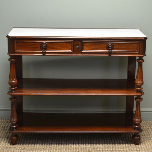 Quality Victorian Mahogany Antique Side Server / Buffet