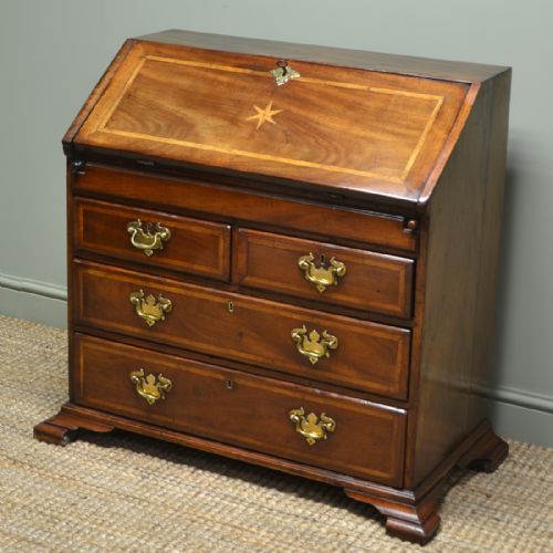 
Stunning Country Georgian Walnut Antique Bureau
