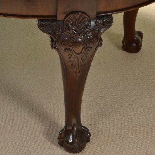 fig 1. Superb Quality Large Walnut Victorian Antique Dining Table