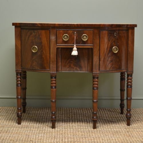 Fine Quality Small Mahogany Antique Georgian Sideboard