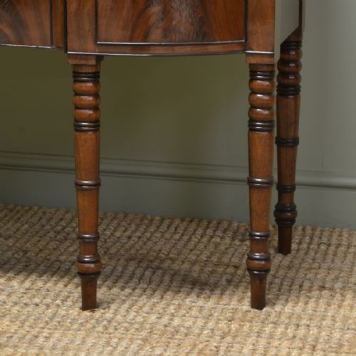fig 1. Fine Quality Small Mahogany Antique Georgian Sideboard