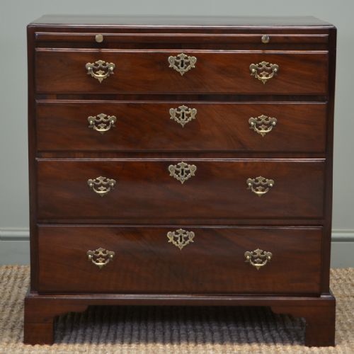 Rare Small Georgian Mahogany Antique Caddy Chest