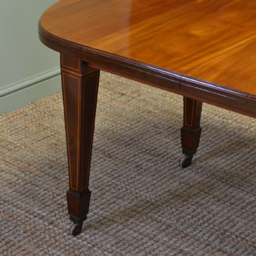 fig 1. Magnificent Quality Victorian Mellow Walnut Antique Dining Table