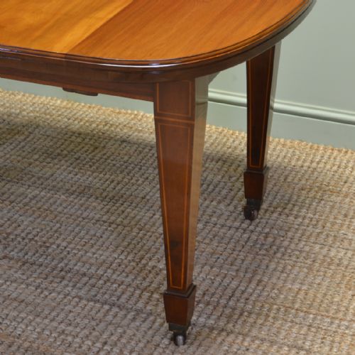 fig 3. Magnificent Quality Victorian Mellow Walnut Antique Dining Table