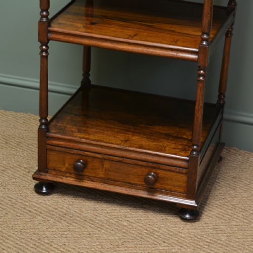 fig 1. Unusual Regency Rosewood Antique What Not