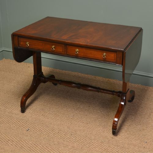Fine Characterful Victorian Mahogany Antique Sofa Table