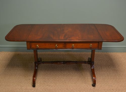 fig 2. Fine Characterful Victorian Mahogany Antique Sofa Table