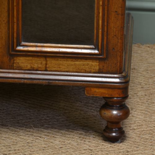 fig 1. Small Characterful Victorian Walnut Antique Cabinet