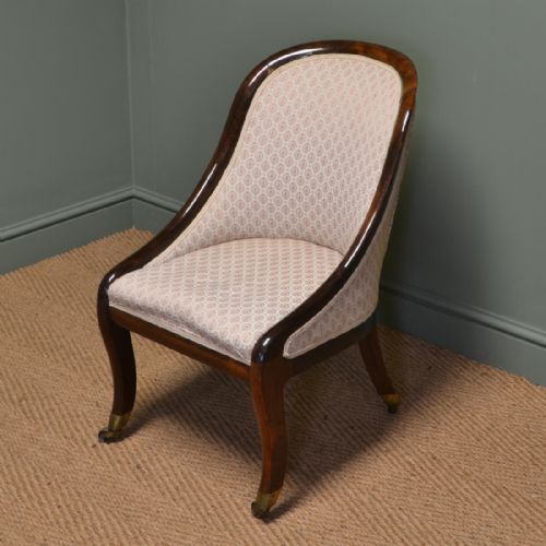 Beautiful Victorian Rosewood Antique Side Chair by J. Kendall & Co.