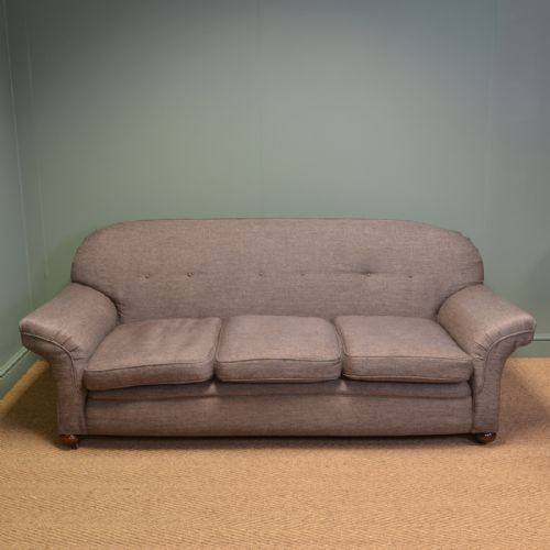 Comfortable Large Edwardian Antique Settee