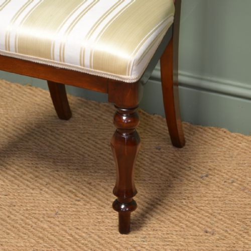 fig 2. Superb Quality Victorian Mahogany Set of Six Antique Dining Chairs