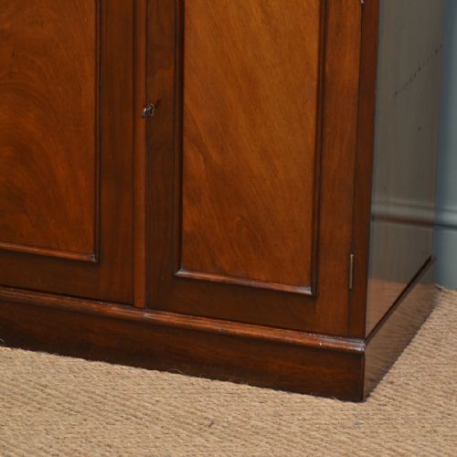 fig 1. Quality Small Victorian Mahogany Antique Stationary Cupboard