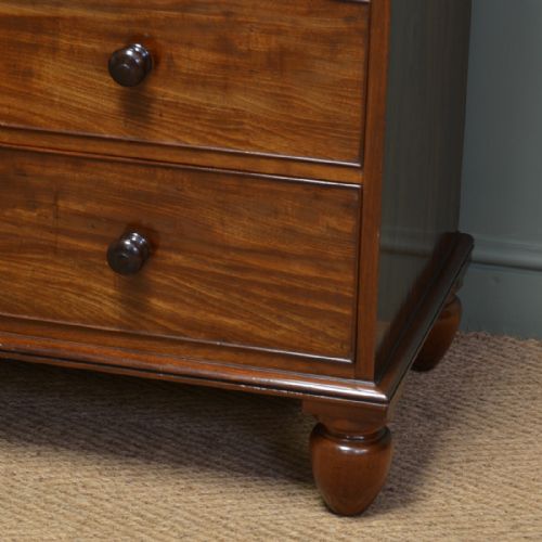 fig 1. Superb Quality Regency Mahogany Antique Chest Of Drawers
