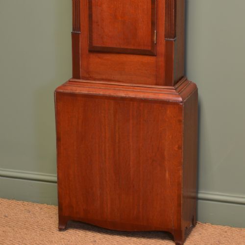 fig 1. Georgian Mahogany Antique Grandfather Clock