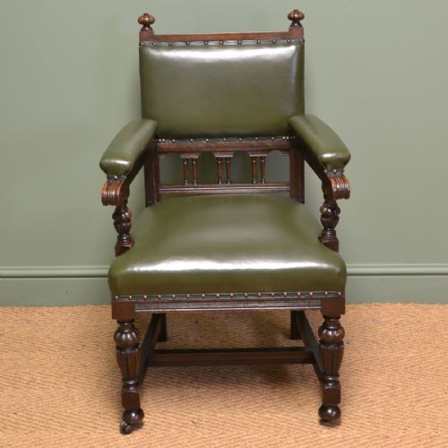 fig 1. Quality Set Of Eight Antique Edwardian Oak Dining Chairs