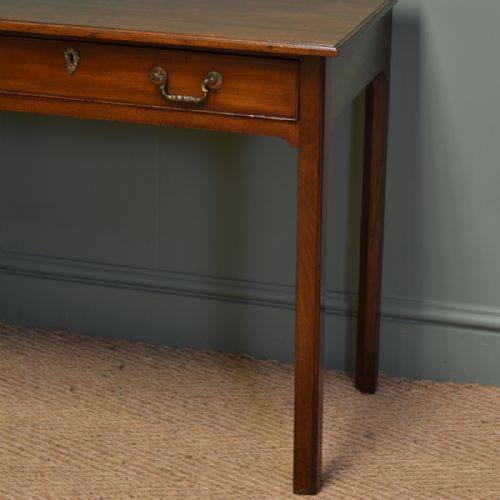 fig 1. Elegant Georgian Mahogany Antique Side Table