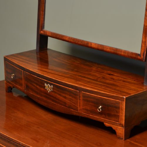 fig 1. Regency Mahogany Antique Dressing Table Mirror