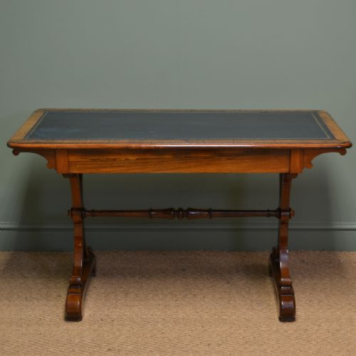 Stunning Rosewood Antique Victorian Console / Writing Library Table