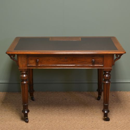 Quality Victorian Mahogany Antique Writing Table
