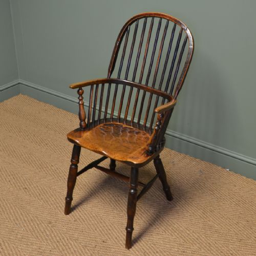 Georgian Wheel Back Antique Windsor Chair