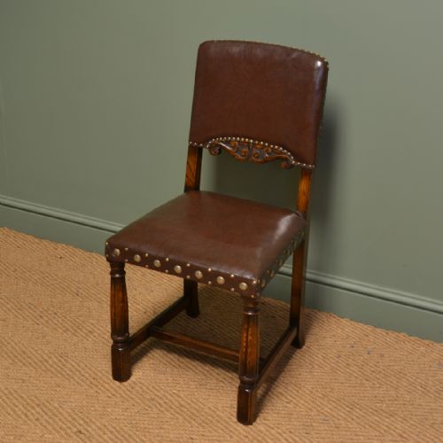 fig 2. Quality Set of Four Edwardian Antique Dining Chairs