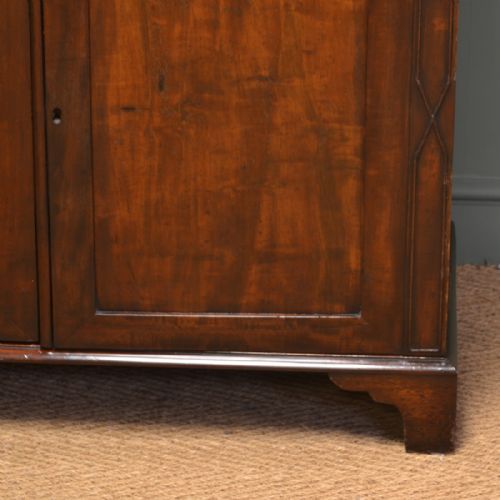 fig 1. Figured Mahogany Victorian Country Antique Cupboard