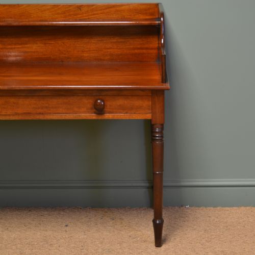 fig 1. Superb Quality Regency Mahogany Antique Writing Table