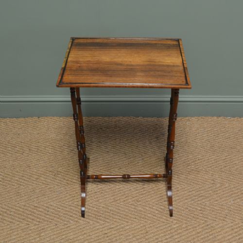 Small Victorian Rosewood Antique Occasional Table