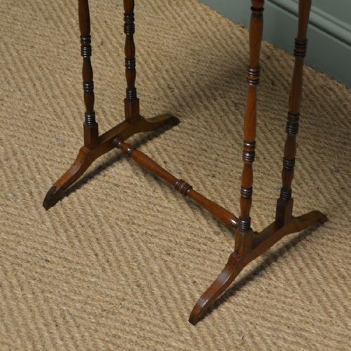 fig 1. Small Victorian Rosewood Antique Occasional Table