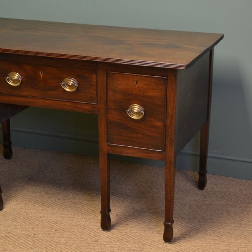 fig 1. Quality Georgian Antique Mahogany Sideboard