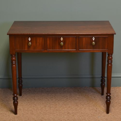 Elegant Regency Mahogany Antique Side Table