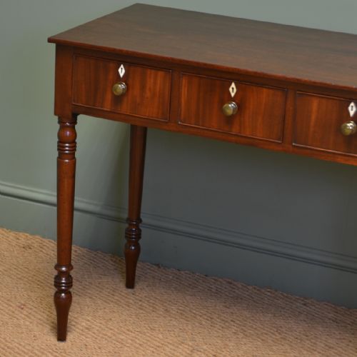 fig 1. Elegant Regency Mahogany Antique Side Table