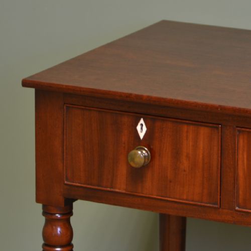 fig 2. Elegant Regency Mahogany Antique Side Table