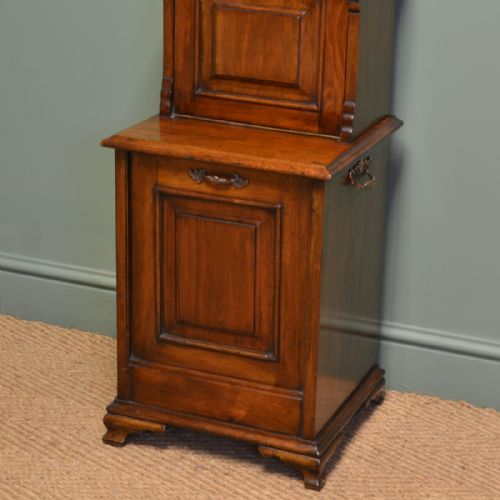 fig 1. Quality Victorian Walnut Antique Coal Purdonium